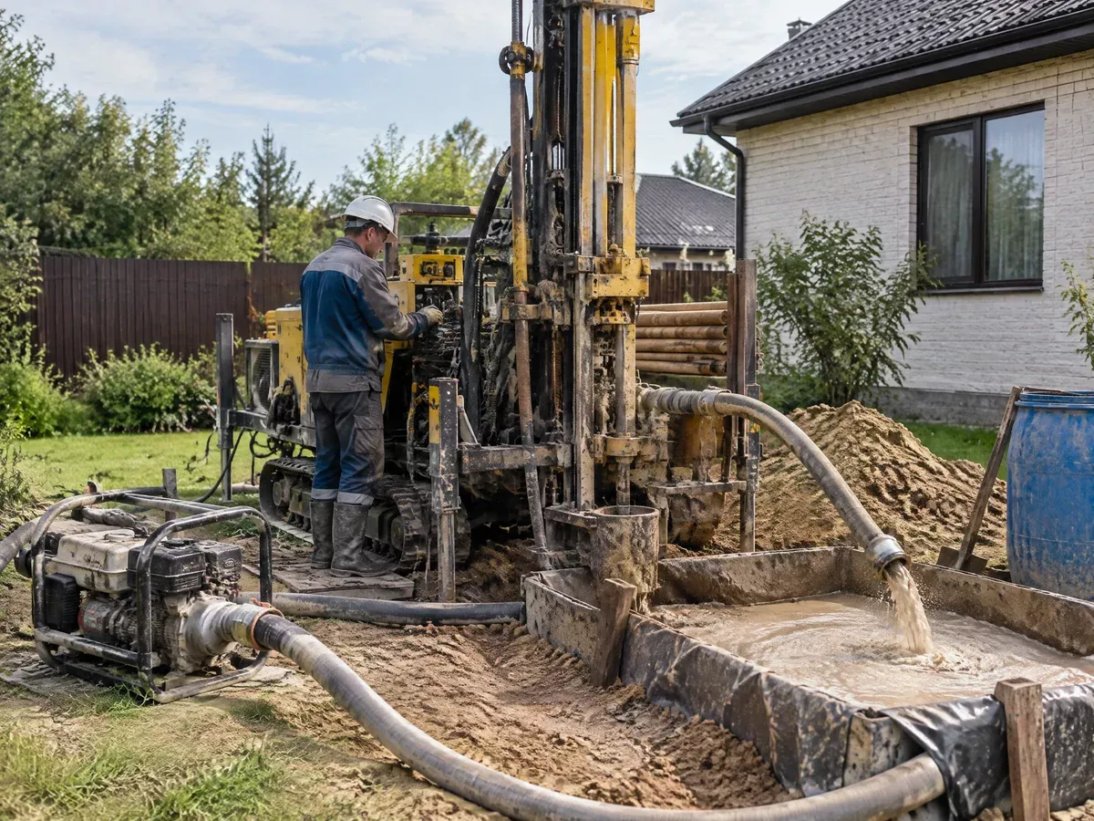 Оборудование бурения с промывкой и организация технологической воды